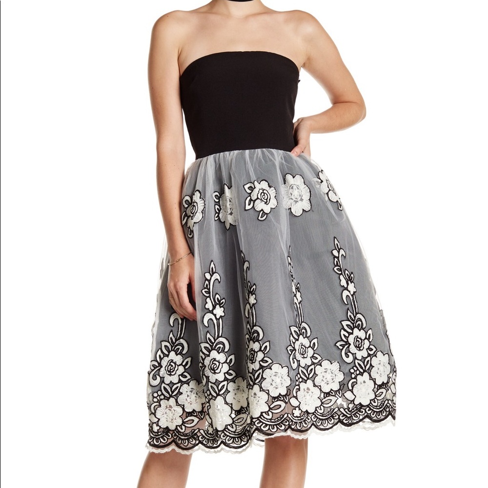 English Factory tube Top Dress